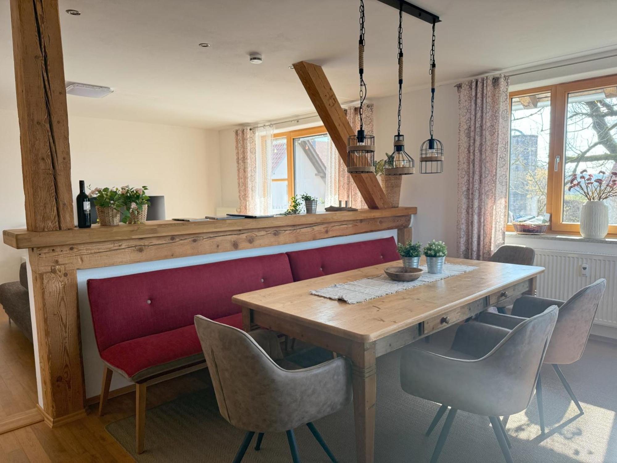 Fe Wo Brunnen - 120 Qm - Ruhige Lage - Viel Natur- Komfortabel - Grosser Balkon Und Garten Memmingen Exterior foto
